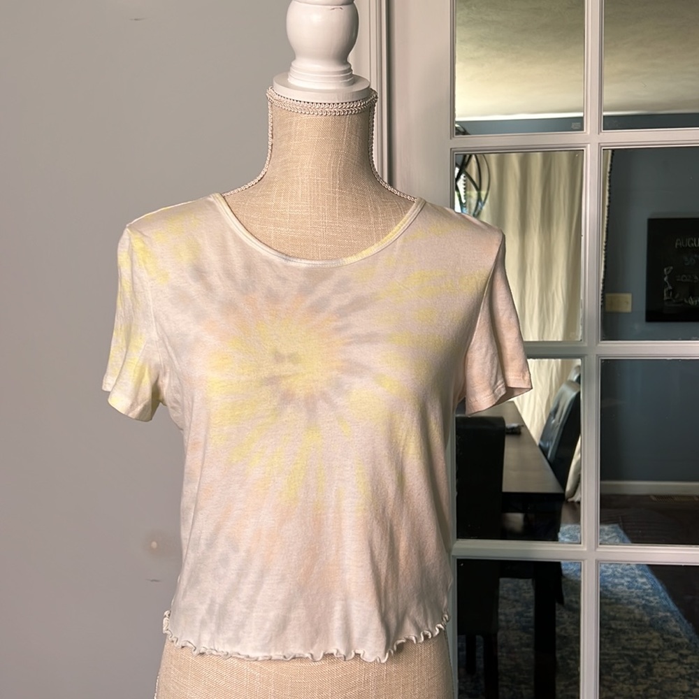 AEO tie dye crop top, size M